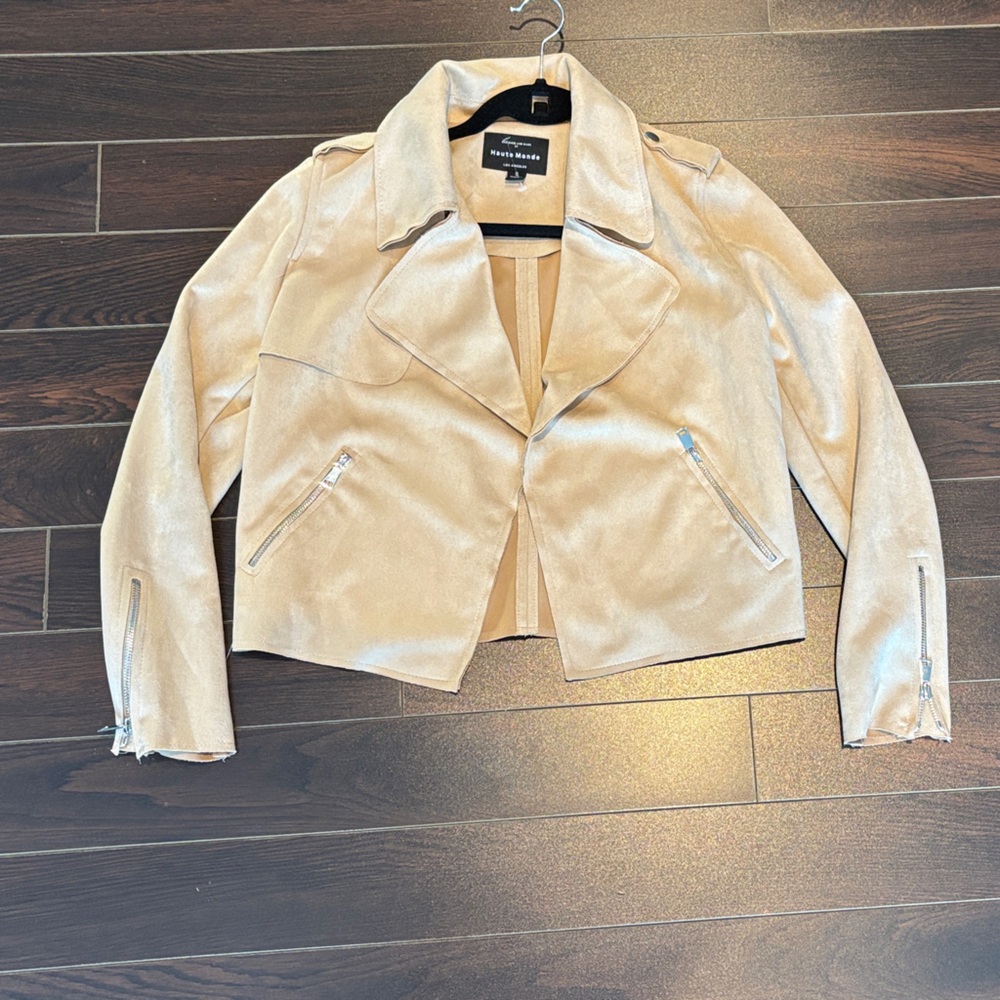 Haute Monde Faux Suede Jacket